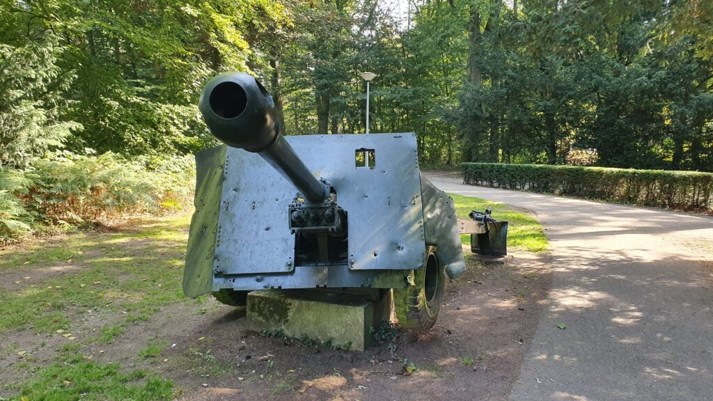 Canon left after battle