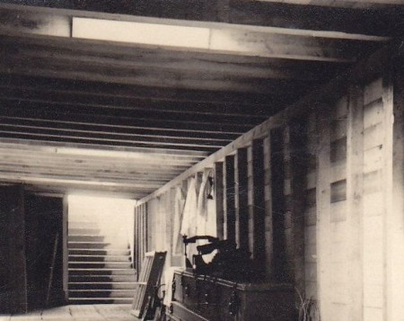 Interior of main bunker