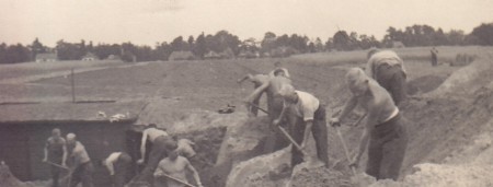 Germans at work at Flak Site Soester Engh