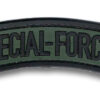 Special Forces Shoulder Patch Green 8cm silicone