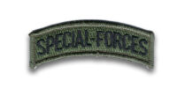 Special Forces Shoulder Patch Green 8.5cm