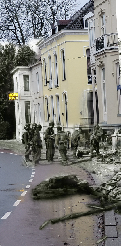 Arnhem Utrechtseweg 88 Then and now 1944 - 2022