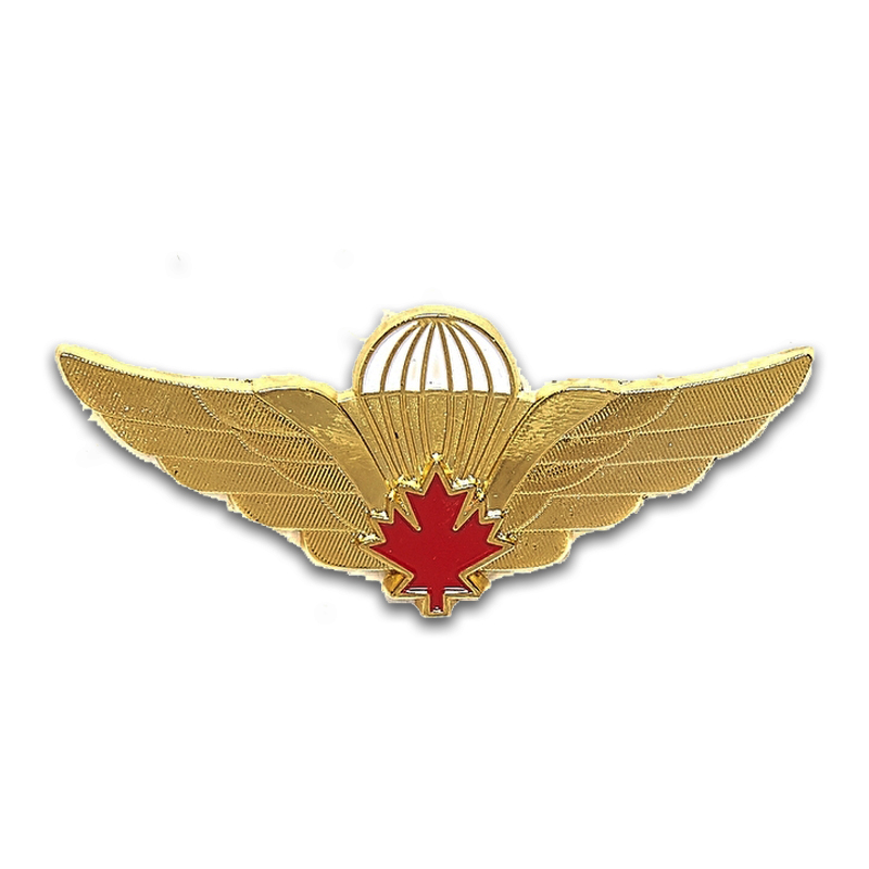 Badge Canadian Parachutist Wing Gold