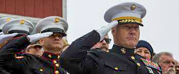 US Marine Corps (USMC) hat badge example