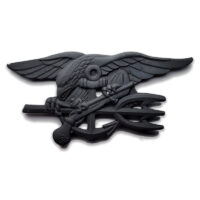US navy seals emblem black