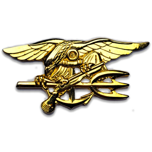 US Navy Seals Emblem Gold - WWII Then and Now pictures Shop