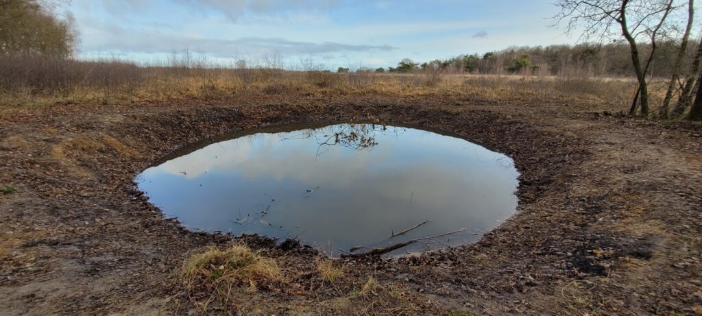 Bomb crater Havelte Fliegerhorst