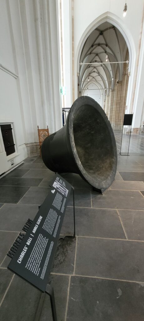 Bell Church damaged during battle -  Grote Kerk Arnhem